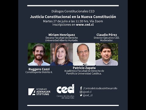 Seminario Web «Justicia Constitucional en la Nueva Constitución»