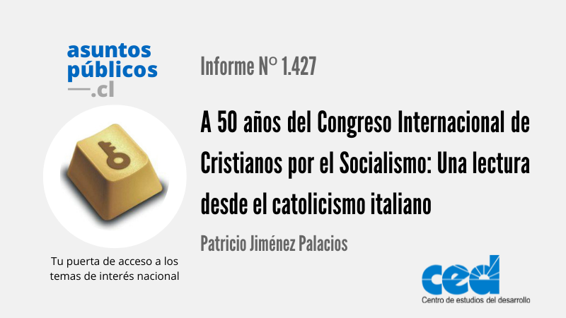 A 50 años del Congreso Internacional de Cristianos por el Socialismo: Una lectura desde el catolicismo italiano