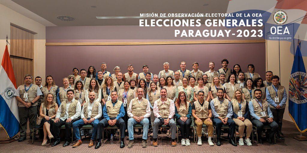 Claudio Pérez participó en la Misión de Observación Electoral de la Organización de los Estados Americanos (OEA) en Paraguay