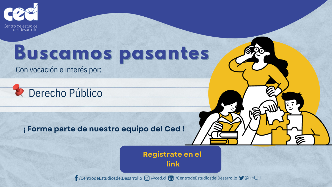 Convocatoria especial para programa de pasantías del Centro de Estudios del Desarrollo