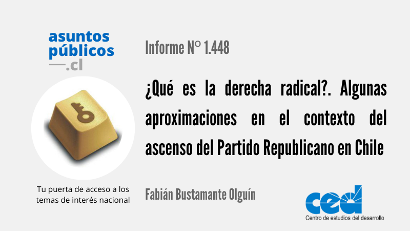 ¿Qué es la derecha radical? Algunas aproximaciones en el contexto del ascenso del Partido Republicano en Chile