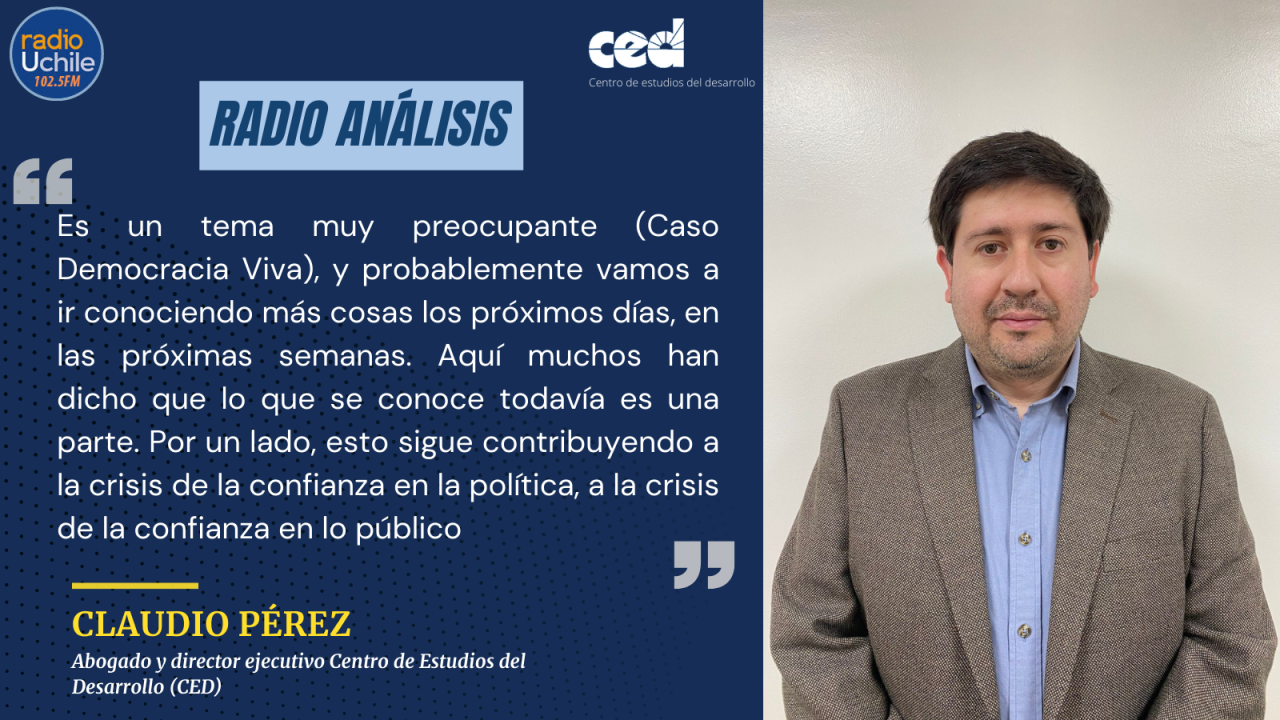 Claudio Pérez en Radio Análisis: «Esto sigue contribuyendo a la crisis de la confianza en la política»