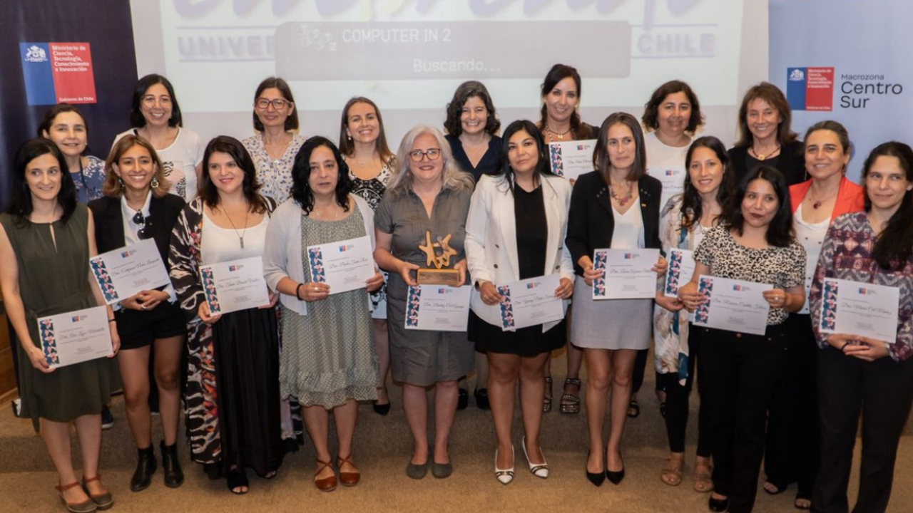 Tania Busch recibe reconocimiento del Ministerio de Ciencia por su contribución a la ciencia, teconología, conocimiento e innovación en la región del Biobío