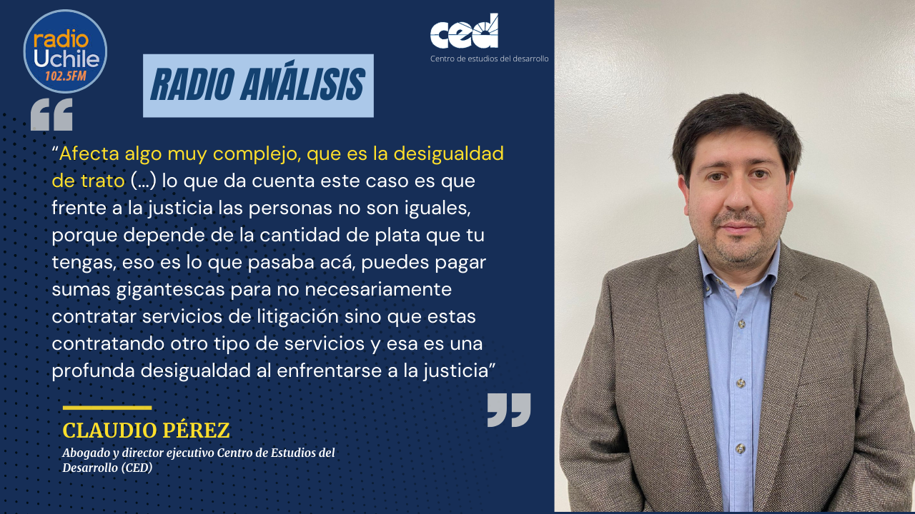 Claudio Pérez en Radio Análisis: «Afecta algo muy complejo, que es la desigualdad de trato»