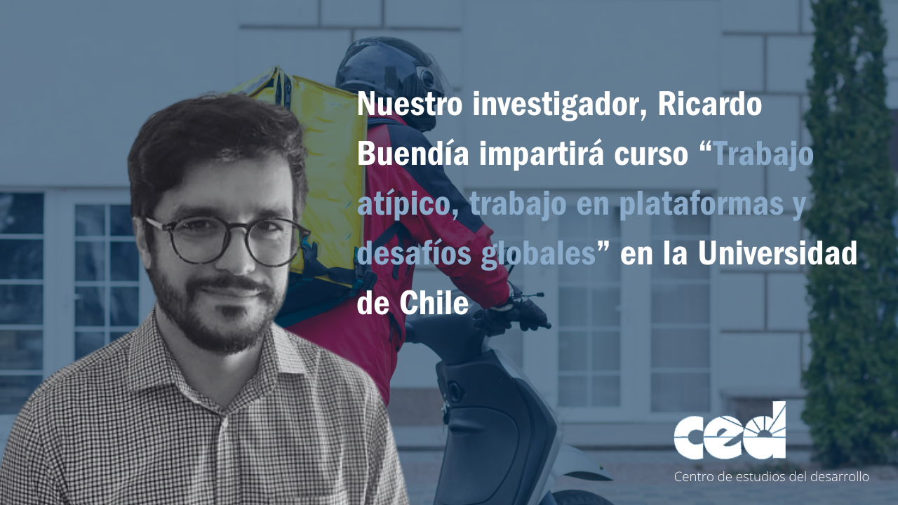 Nuestro investigador CED, Ricardo Buendía impartirá curso en Universidad de Chile