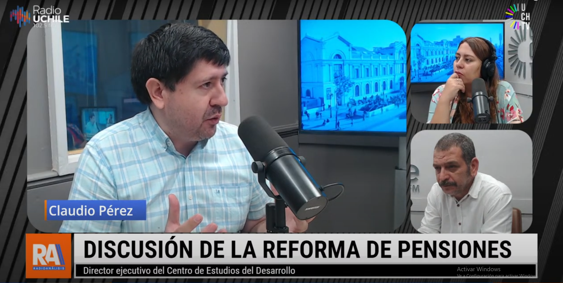 Claudio Pérez habló con Radio U de Chile: «El espacio para cerrar un acuerdo completo en materia previsional son esta semana»