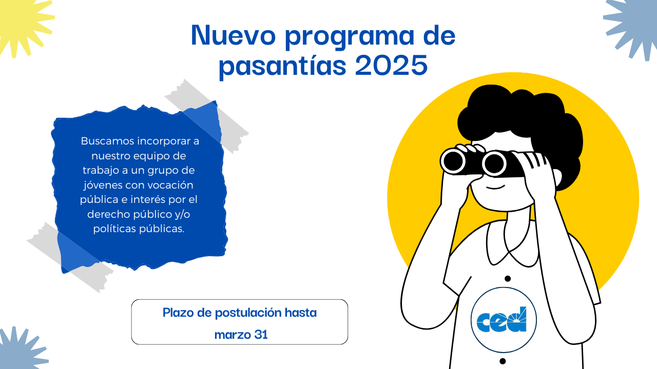 Nuevo programa de pasantías 2025