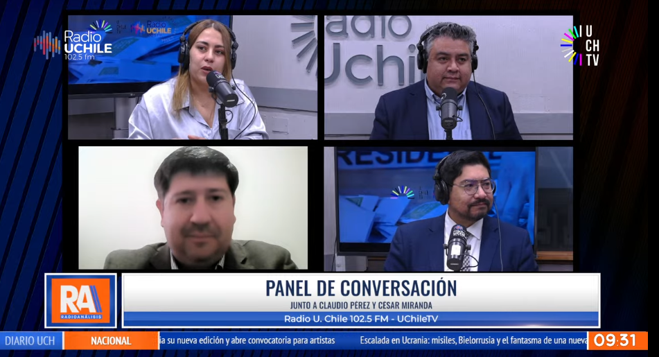 Claudio Pérez analiza al los tres meses del gobierno de Kast en Radio Universidad de Chile: «es momento de que el Ejecutivo empiece a mirar hacia adelante, más que mirar hacia atrás o a las comparaciones»